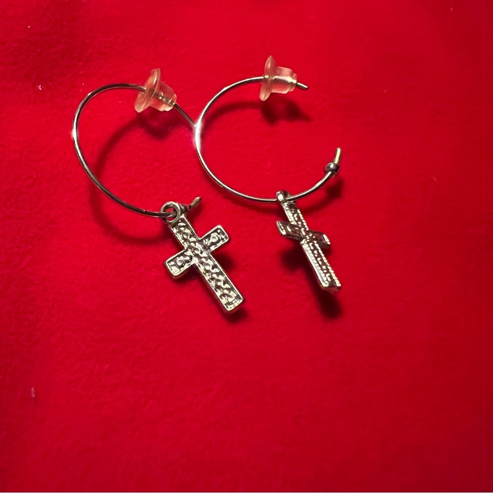 Hoops with Cross